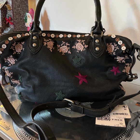 We The Free x The Falls Baby Emerson Tote Bag - EMBROIDERED DETAIL - GORGEOUS - Picture 6 of 11